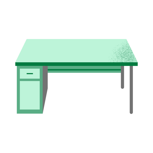 Tisch mit Preisformel