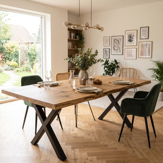 Tisch mit Gravur
